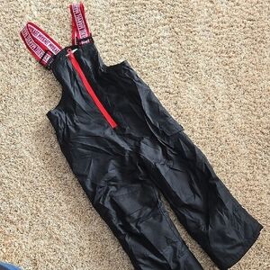 Marvel Black Snow Bib Overalls